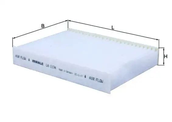 MAHLE LA1174 Polen Filtresi 88508YV010 resmi