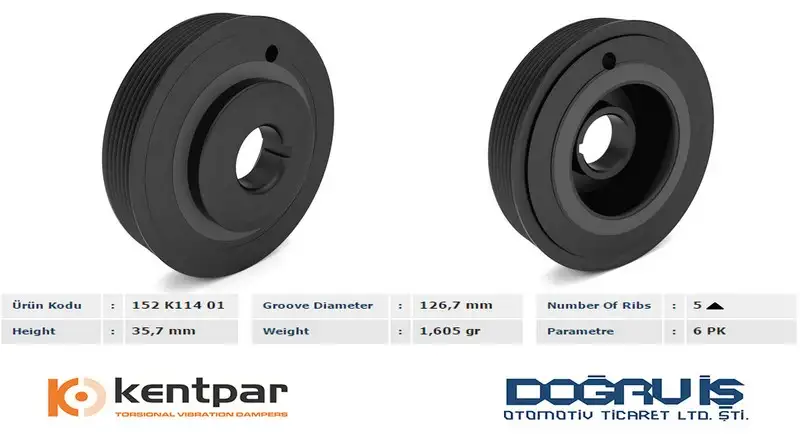 KENTPAR K11401 Krank Kasnağı 9624345280 resmi