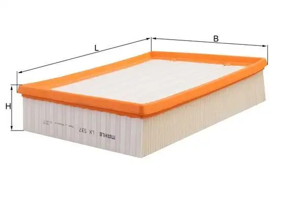 MAHLE LX537 Hava Filtresi 074129620 resmi