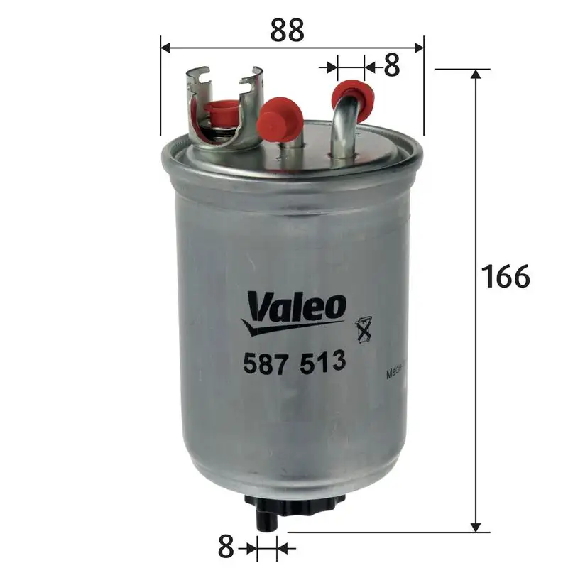 VALEO 587513 Yakıt Filtresi resmi