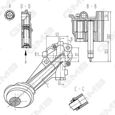 GMB GOAS-49A Yağ Pompası resmi