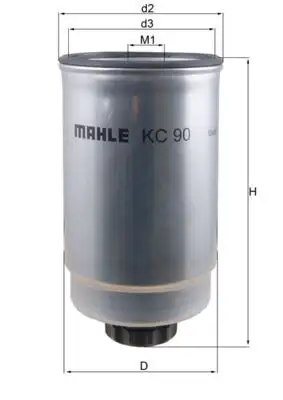 MAHLE KC90 Yakıt Filtresi resmi