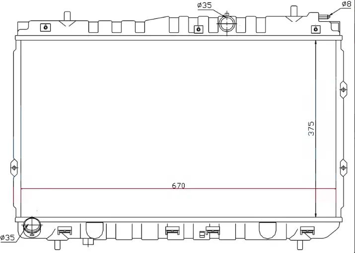 ORIS BKI902016 Radyatör 253102F500 resmi