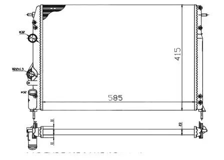 KALE 0520202AL Radyatör resmi