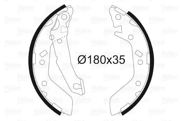 VALEO 564033 Arka Fren Balatası 5830525A10 resmi