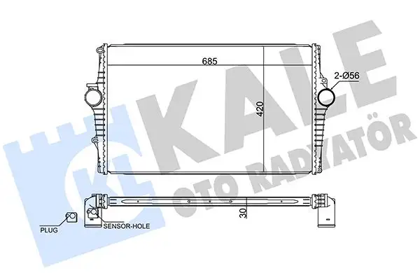 KALE 375680 Turbo Radyatörü resmi