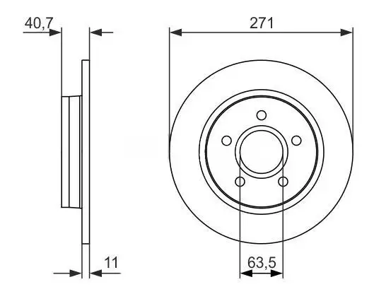 MGA 50457 Arka Fren Diski BV612A315BA resmi