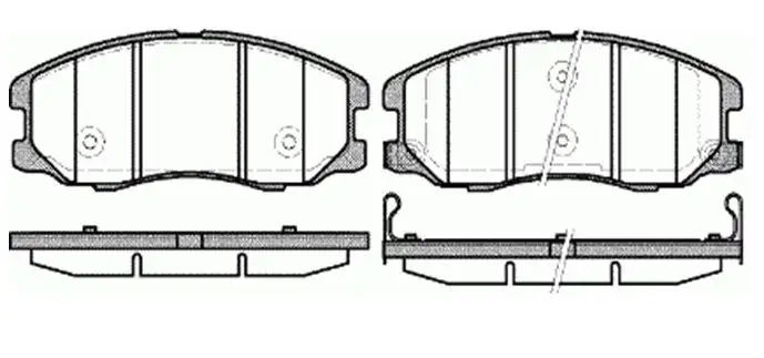 MGA 55336 Ön Fren Balatası 20789468 resmi