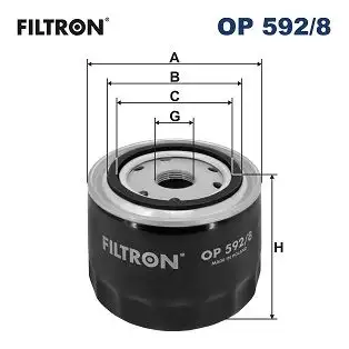 FILTRON OP592/8 Yağ Filtresi resmi
