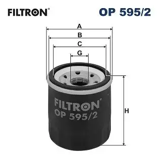 FILTRON OP595/2 Yağ Filtresi resmi