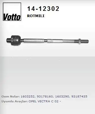 VOTTO 14-12302 Rot Mili 93189450 resmi