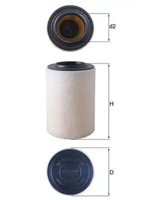 MAHLE LX3286 Hava Filtresi 51854025 resmi