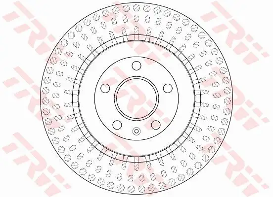 TRW DF6175S Arka Fren Diski resmi