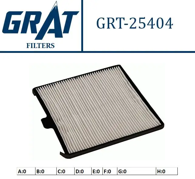 GRAT 25404 Polen Filtresi 96425700 resmi