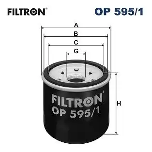 FILTRON OP595/1 Yağ Filtresi resmi