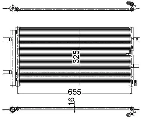 MAHLE AC2000S Klima Radyatörü resmi