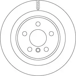 TRW DF6755 Arka Fren Diski 34216799369 resmi