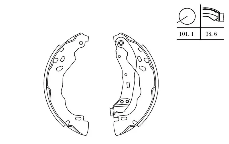MGA 54315 Arka Fren Balatası 1606631180 resmi
