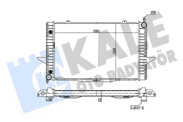 KALE 346225 Radyatör resmi