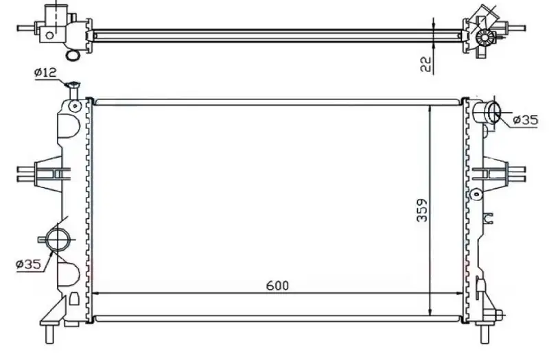ORIS MOP916034 Radyatör resmi