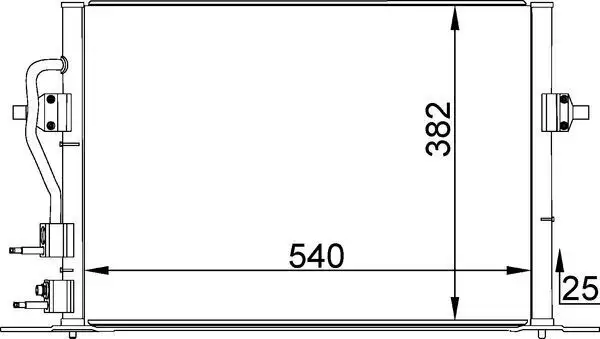 MAHLE AC158000S Klima Radyatörü resmi