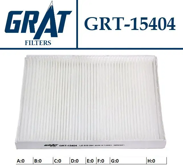 GRAT 15404 Polen Filtresi 1H0819644 resmi