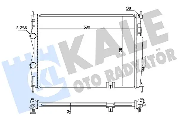 KALE 342055 Radyatör resmi