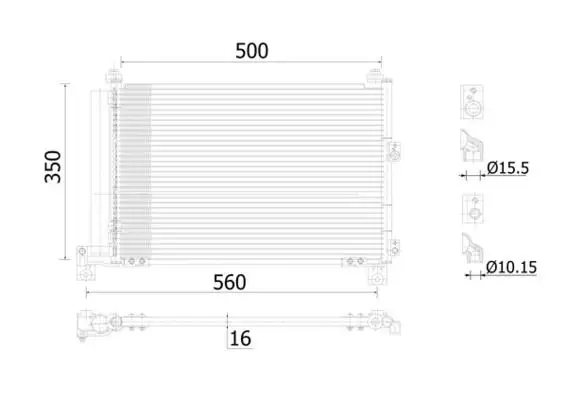 MAHLE AC905000S Klima Radyatörü resmi