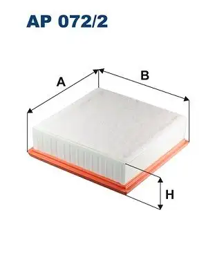 FILTRON AP072/2 Hava Filtresi resmi