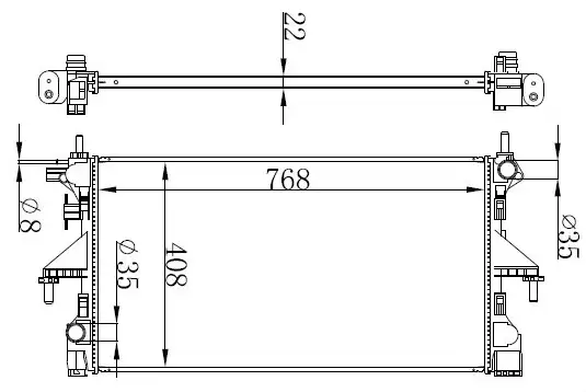 ORIS BFI050022 Radyatör resmi