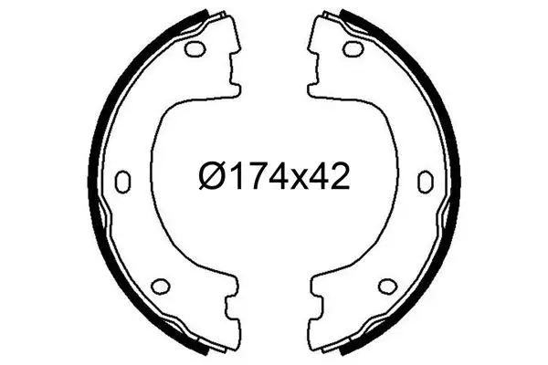 VALEO 564258 Arka Fren Balatası resmi