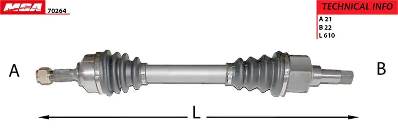MGA 70264 Ön Aks (Sol) 3272CQ resmi