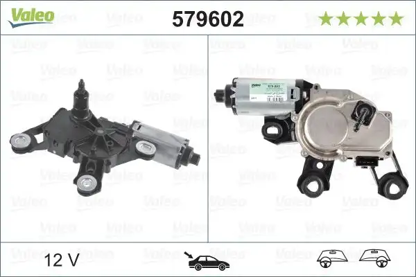 VALEO 579602 Silecek Motoru (Arka) 4F9955711A resmi