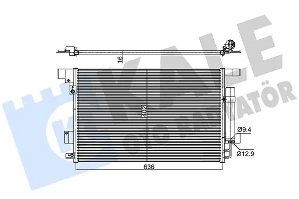 KALE 381700 Klima Radyatörü resmi