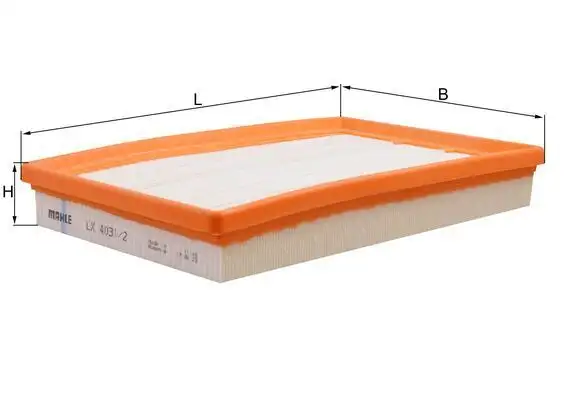 MAHLE LX4031/2 Hava Filtresi A6540941500 resmi