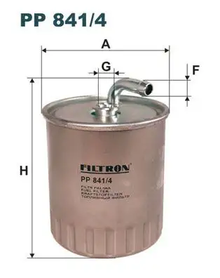 FILTRON PP841/4 Yakıt Filtresi A6110920001 resmi