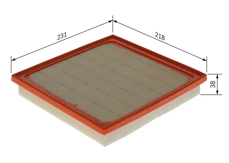 BOSCH F026400743 Hava Filtresi 16546AA16A resmi