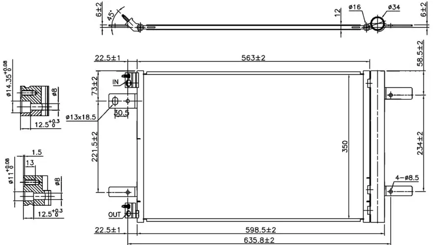 ORIS CPE936012 Klima Radyatörü 9673629780 resmi
