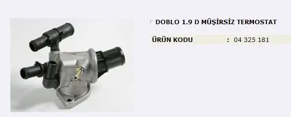 MITA 04325181 Termostat 46758434 resmi