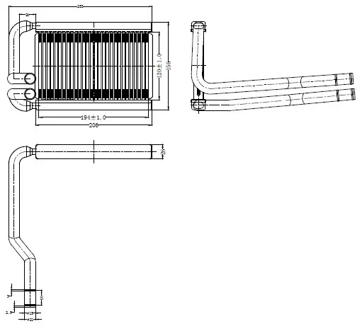 ORIS KHY080026 Kalorifer Radyatörü 971381R000 resmi