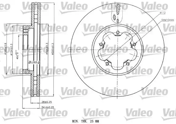 VALEO 187151 Ön Fren Diski resmi