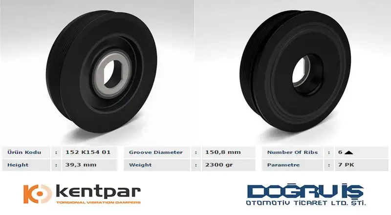 KENTPAR K15401 Krank Kasnağı 8200361247 resmi