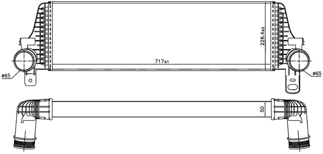 ORIS IVW508050 Turbo Radyatörü 7E0145804C resmi