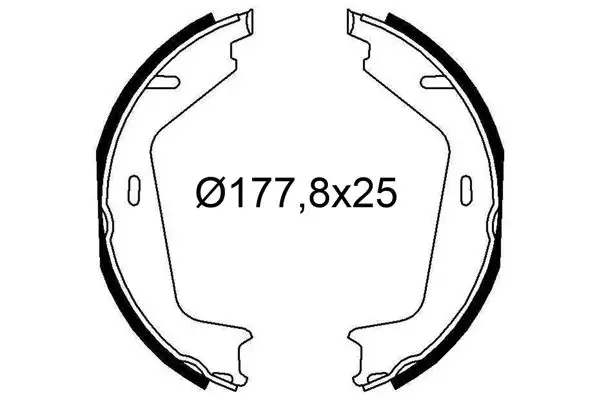 VALEO 564254 Arka Fren Balatası 31262874 resmi