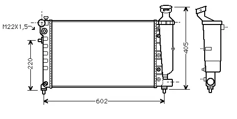 ORIS MPE234023 Radyatör 133029 resmi