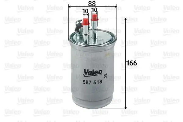 VALEO 587518 Yakıt Filtresi resmi