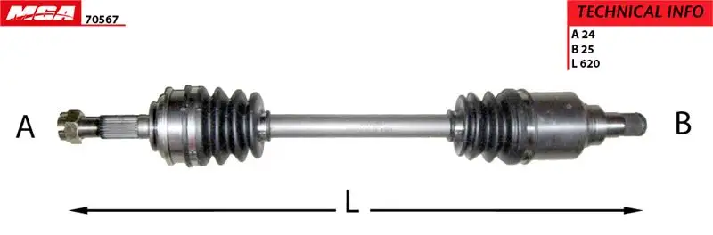 MGA 70567 Ön Aks (Sol) resmi