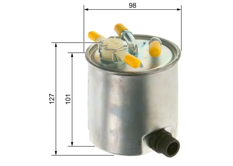 BOSCH 09864B2011 Yakıt Filtresi 7701066680 resmi