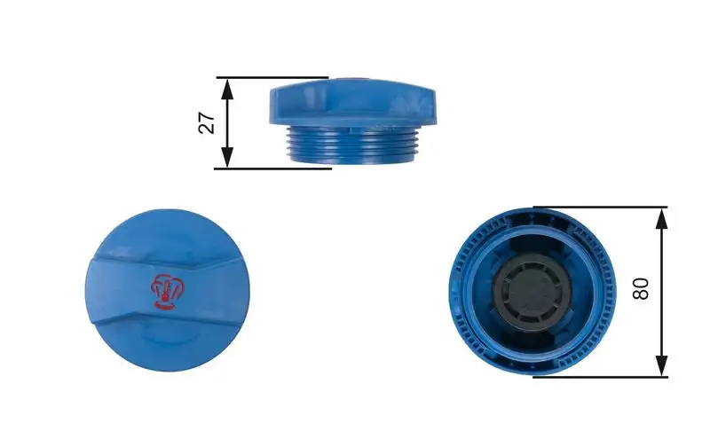 GATES RC211 Yedek Su Depo Kapağı 95510644720 resmi