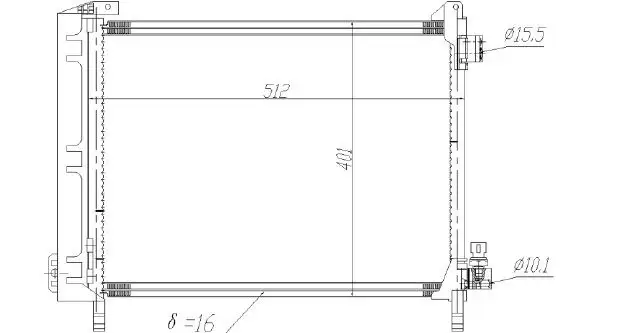 MGA 82317 Klima Radyatörü 921011H resmi